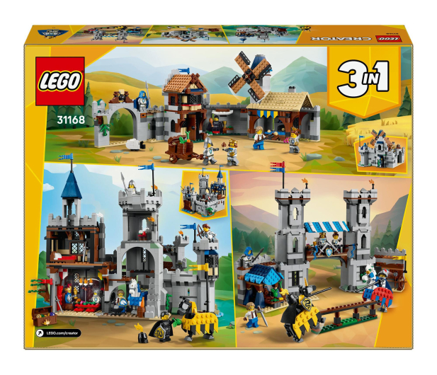 LEGO Creator 3w1 Średniowieczny zamek rycerzy konnych 31168 - 1331701 - zdjęcie 9